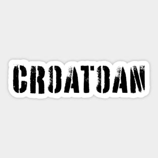 Croatoan Sticker